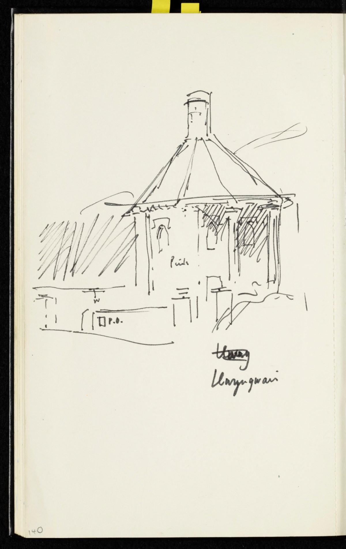 Sir Hugh Casson PRA, Majorca, Italy and Pembrokeshire sketchbook