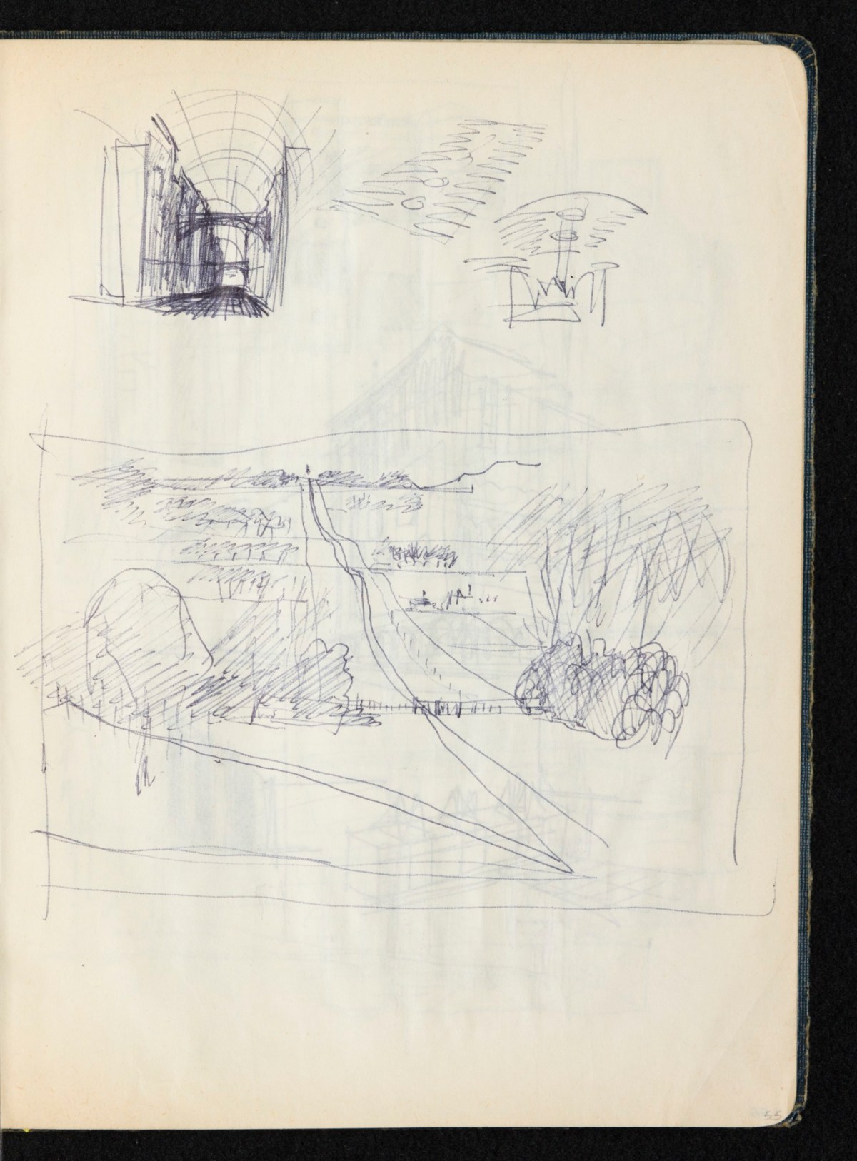 Sir Hugh Casson PRA, Britannia and Glyndebourne sketchbook