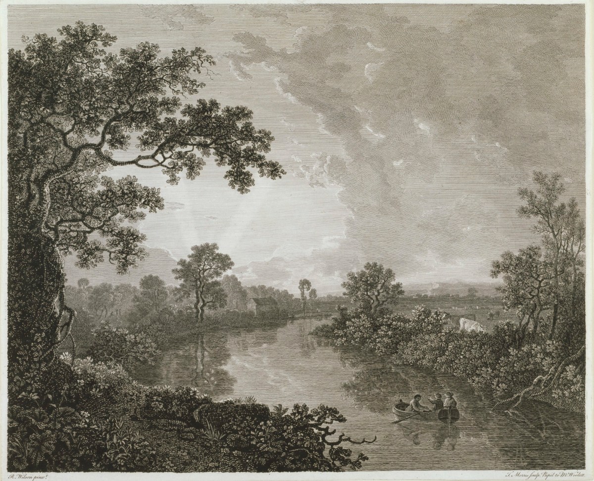 Richard Wilson RA, The Banks of the River Dee near Eaton Hall, Cheshire