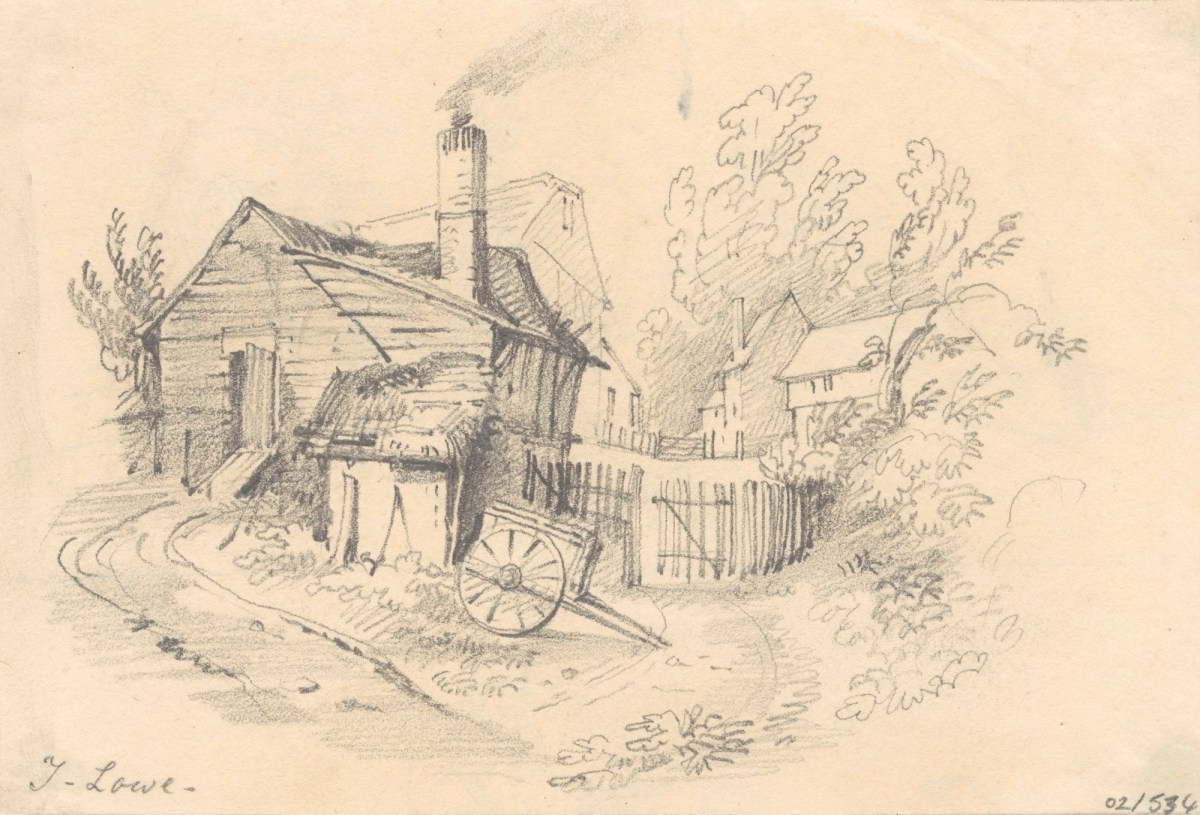 James Ward RA, A view of St Alban's