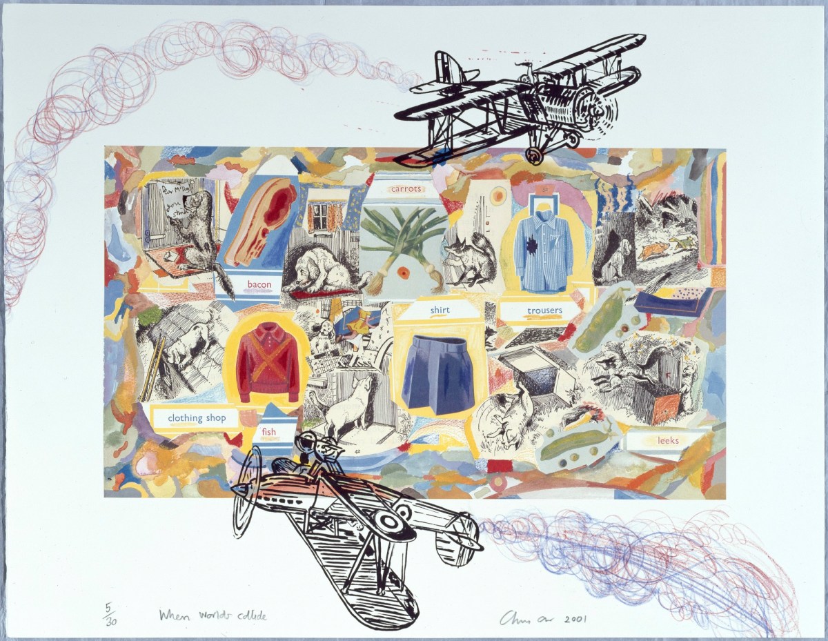 Chris Orr RA, When Worlds Collide