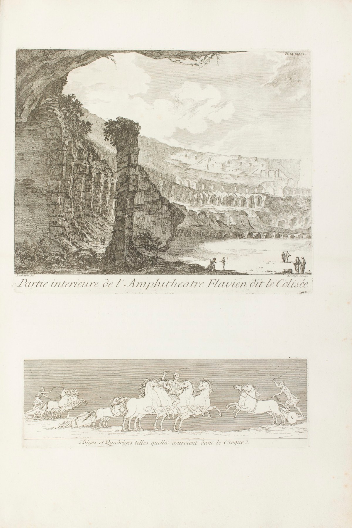 Jean Barbault, 'Partie interieure de l'Amphithéatre Flavien dit Le Colisée.'