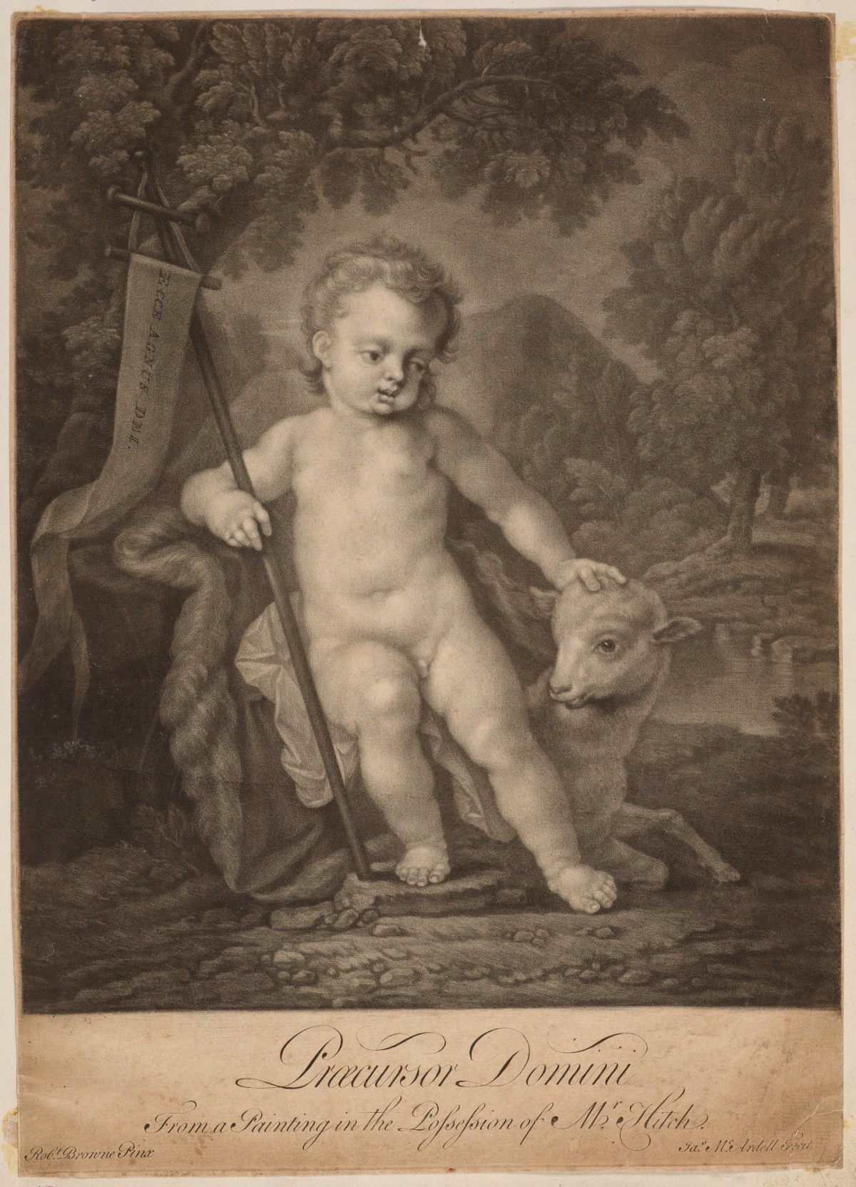 Robert Browne, St. John and the Lamb