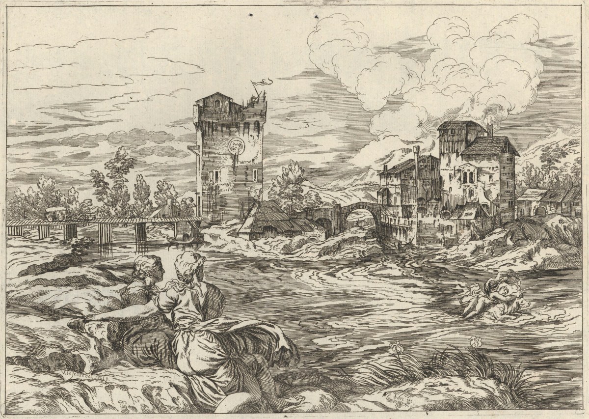 Valentin Lefèvre, Landscape with the Rape of Europa