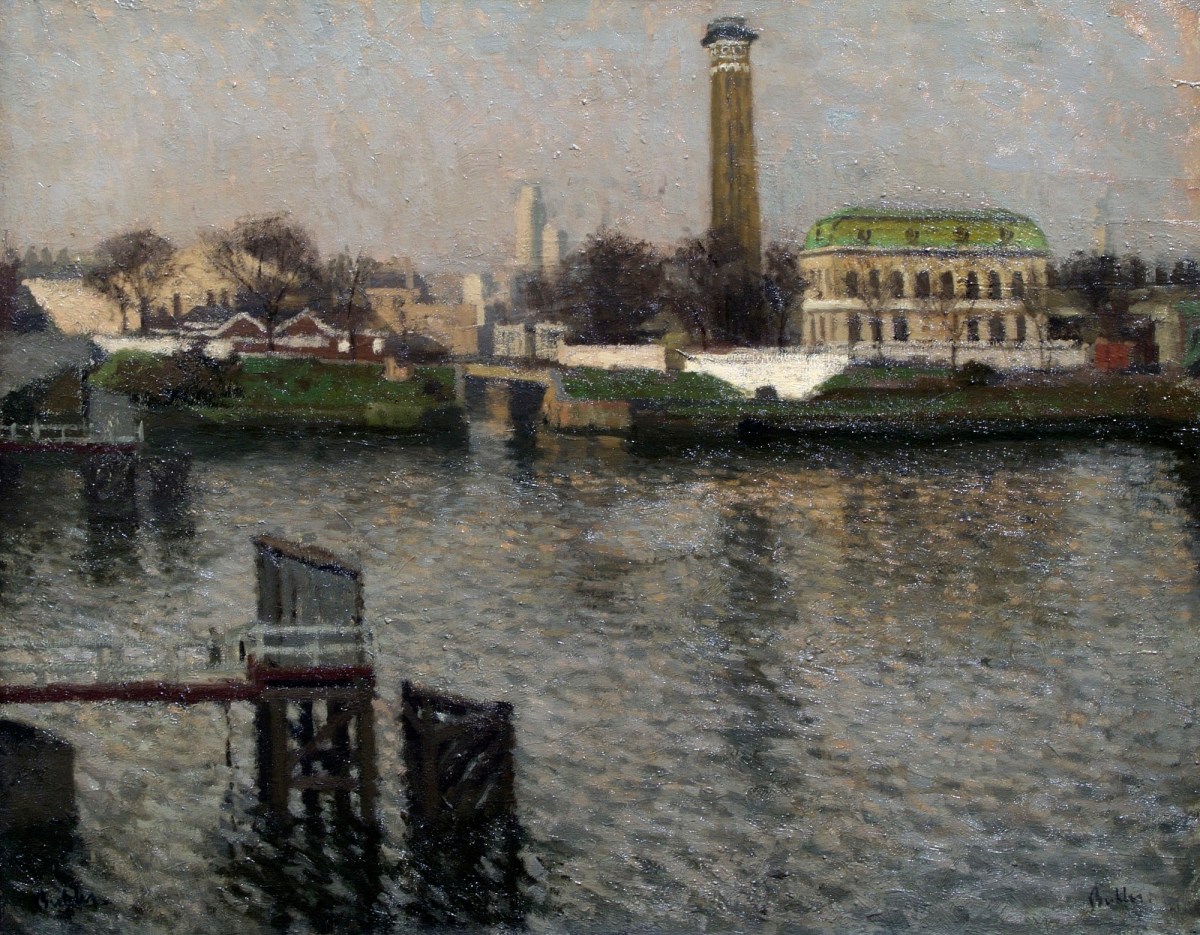 Robert Buhler RA, River Scene