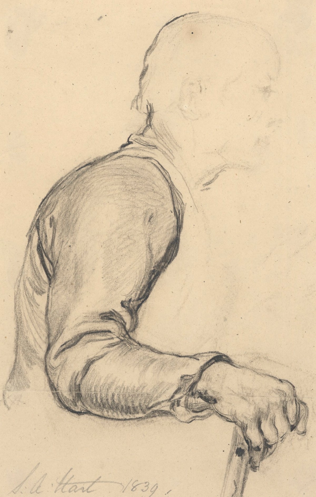 Solomon Alexander Hart RA, Study of an arm