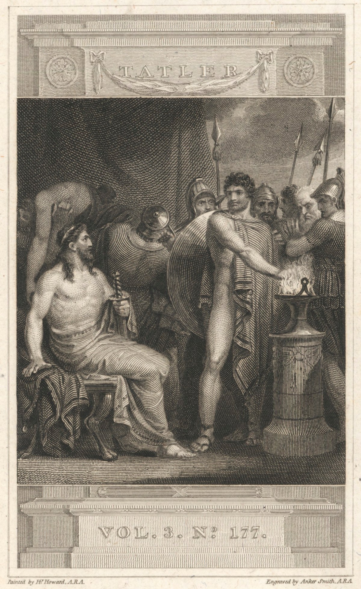 Henry Howard RA, Illustration to The Tatler, No. 177