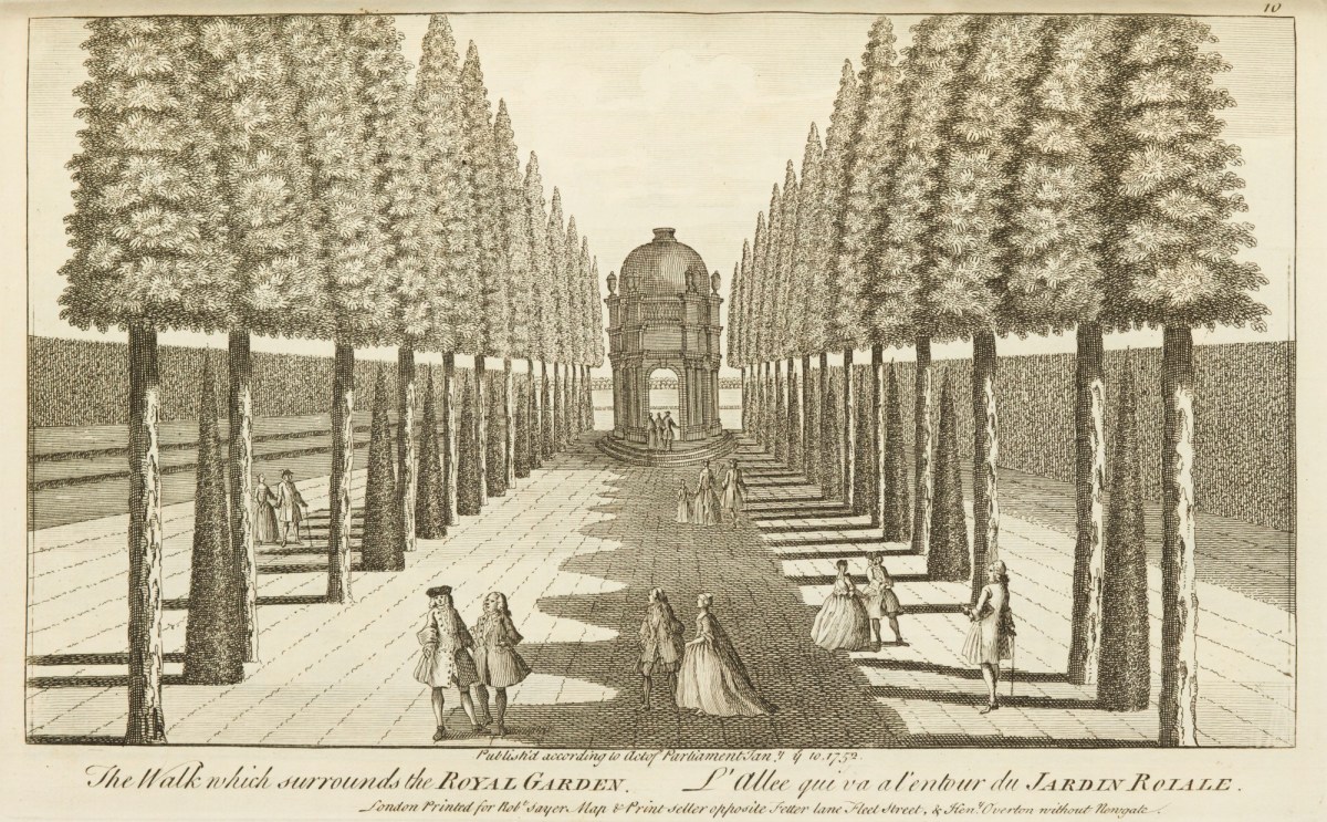 Johann Sebastian Müller, The walk which surrounds the Royal Garden.