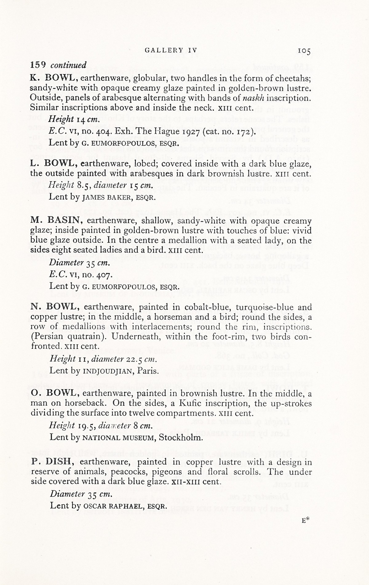 Page 133 of 1931 - International Exhibition of Persian Art