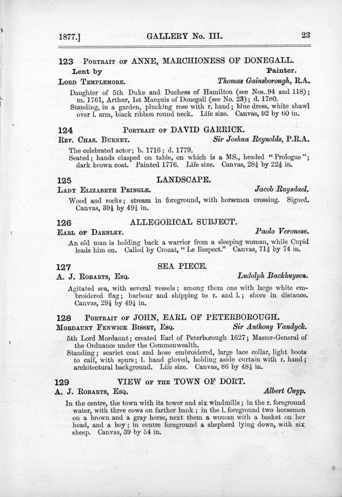 Page 23 of 1877 - Old Masters and deceased masters of the British School