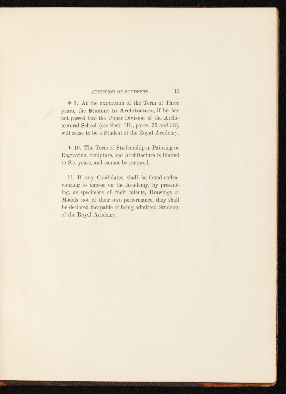 Sir Lawrence Alma-Tadema RA, A copy of the RA Laws as relating to the Schools, annotated and with sketches by Alma-Tadema