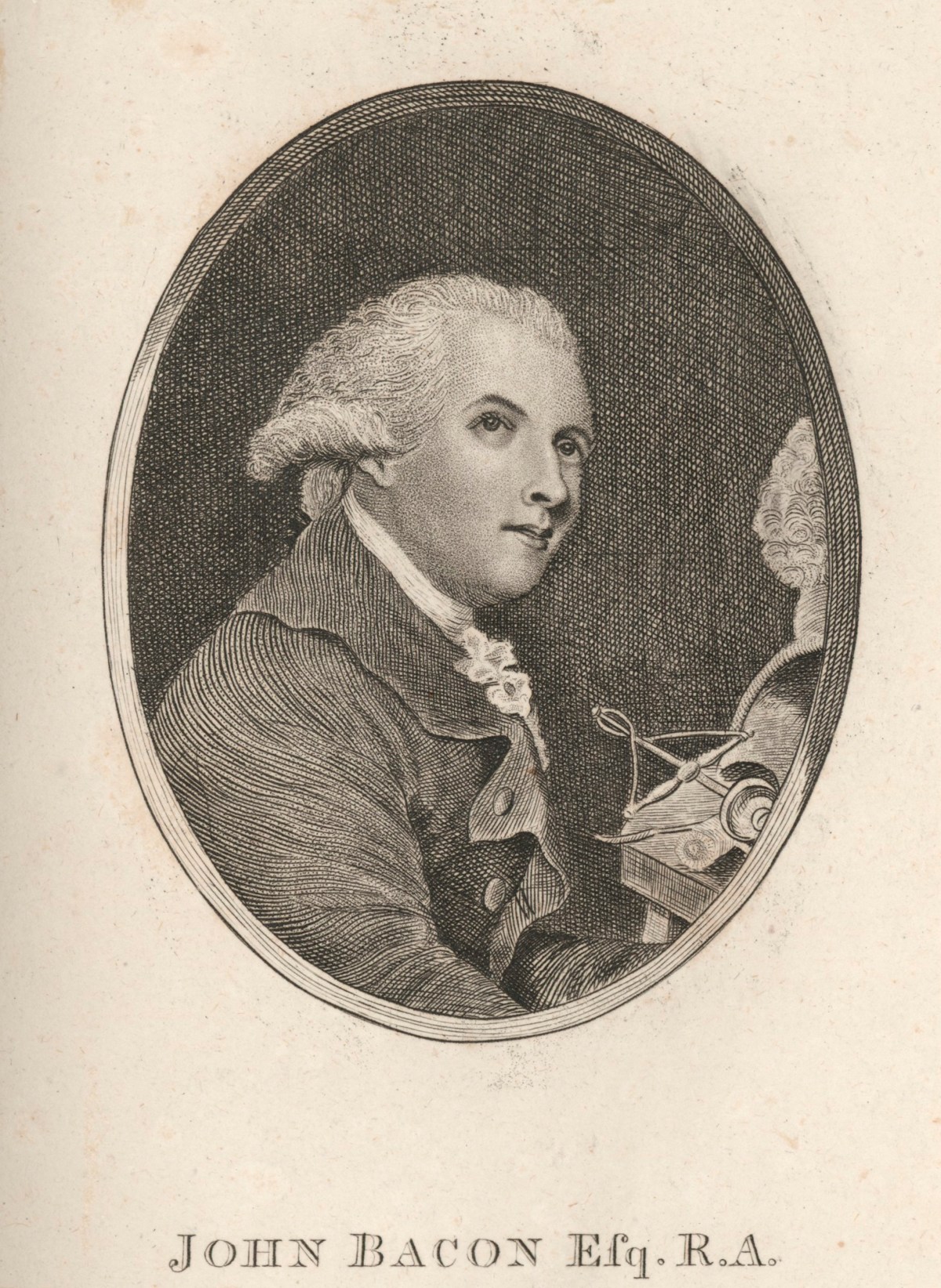 Unidentified artist, Portrait of John Bacon RA