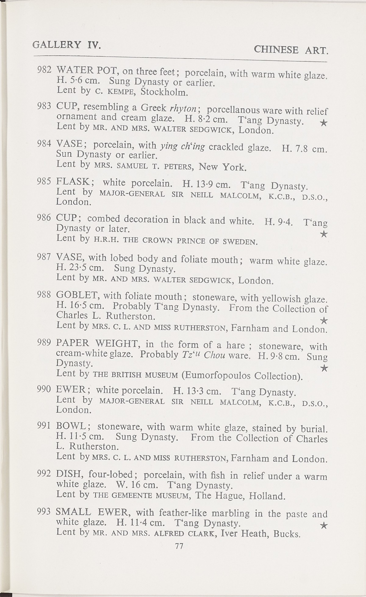 Page 105 of 1935-36 - International Exhibition of Chinese Art