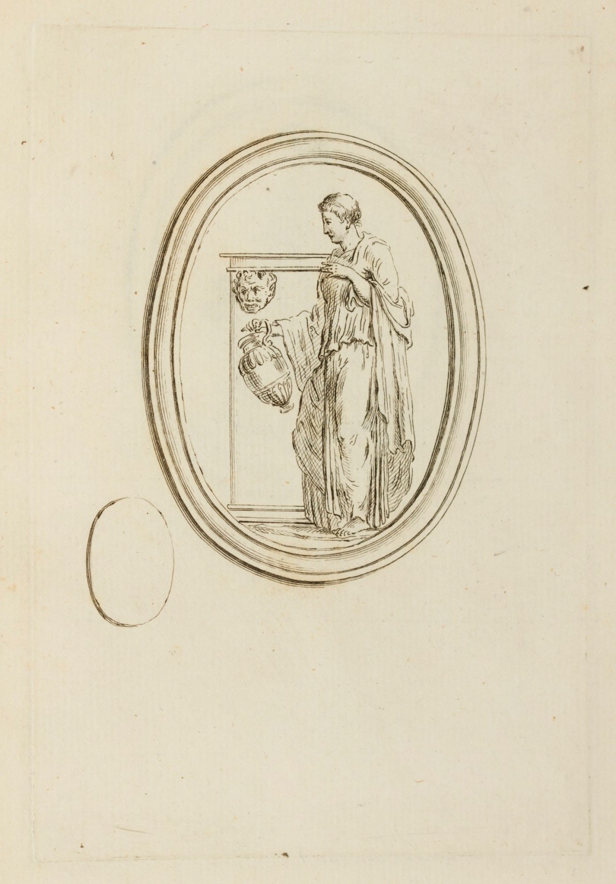 Claude Du Bosc, Woman holding a vase