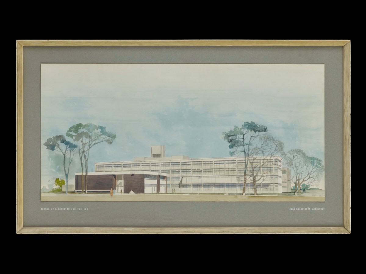Unknown, Frame for Ernö Goldfinger 'School at Haggerston'