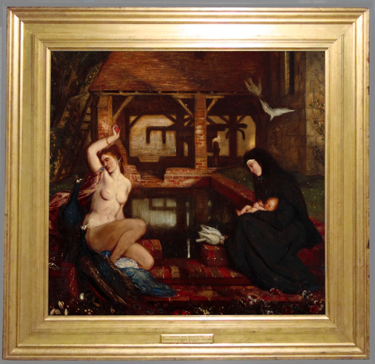 Unknown, Frame for Charles Shannon RA 'Vanity and Sanctity'