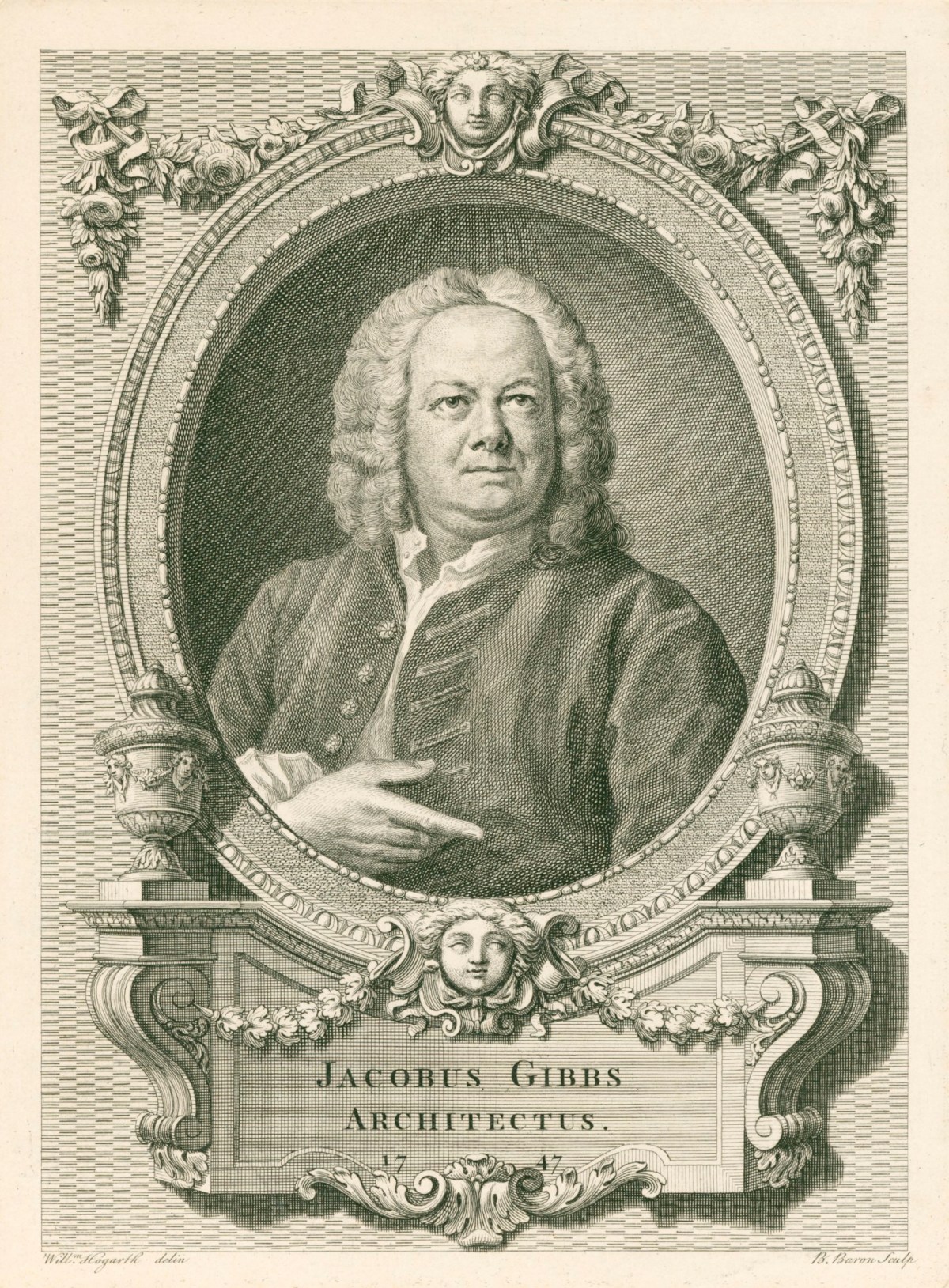 Bernard Baron, Jacobus Gibbs Architectus