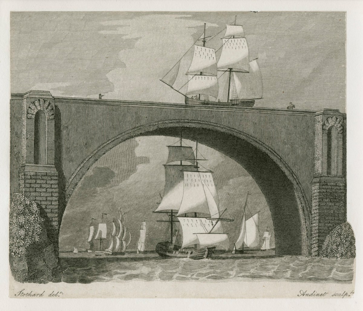 Thomas Stothard RA, 'A visionary anticipation of the future wonders of canal-navigation ...'