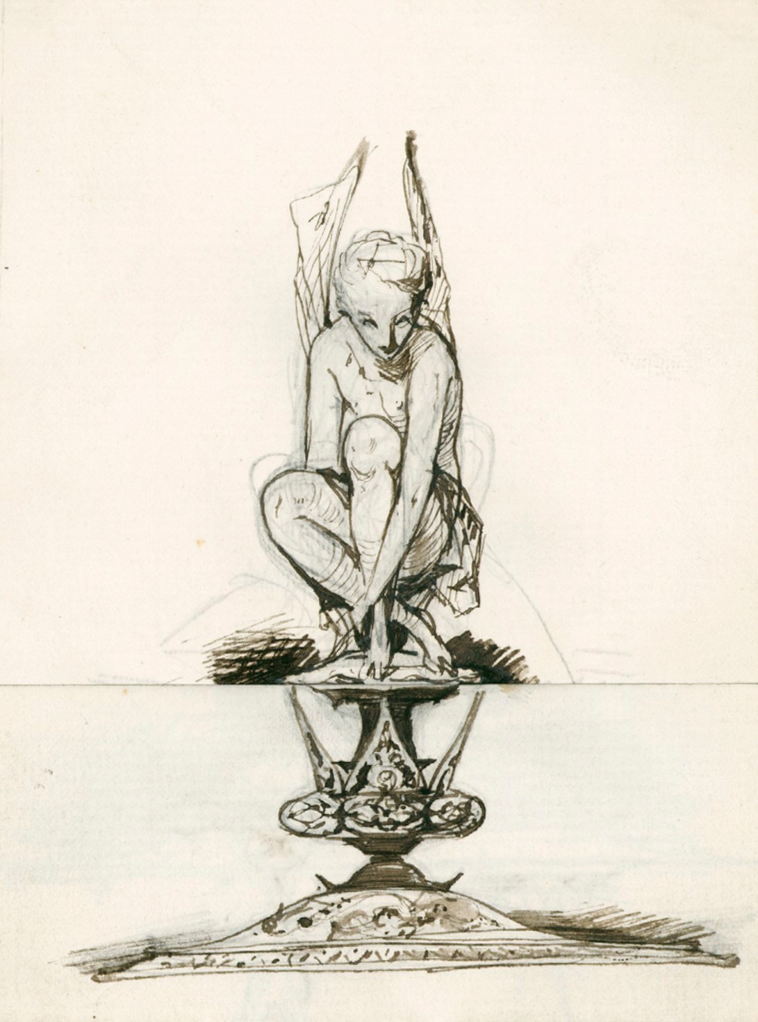 Henry Hugh Armstead RA, Design for the 'Ariel inkstand'