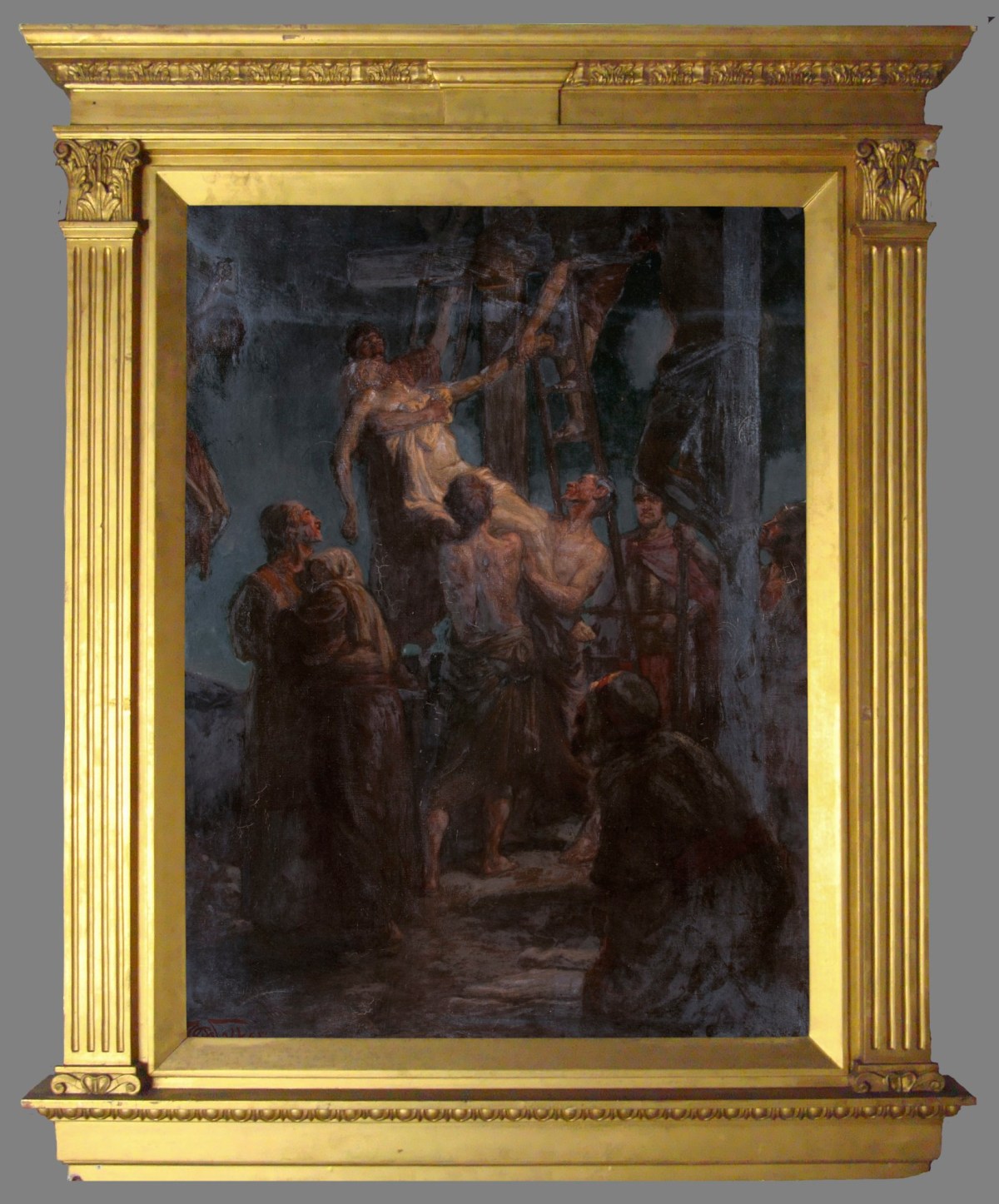 Unknown, Frame for Arthur George Walker RA 'Descent from the Cross'