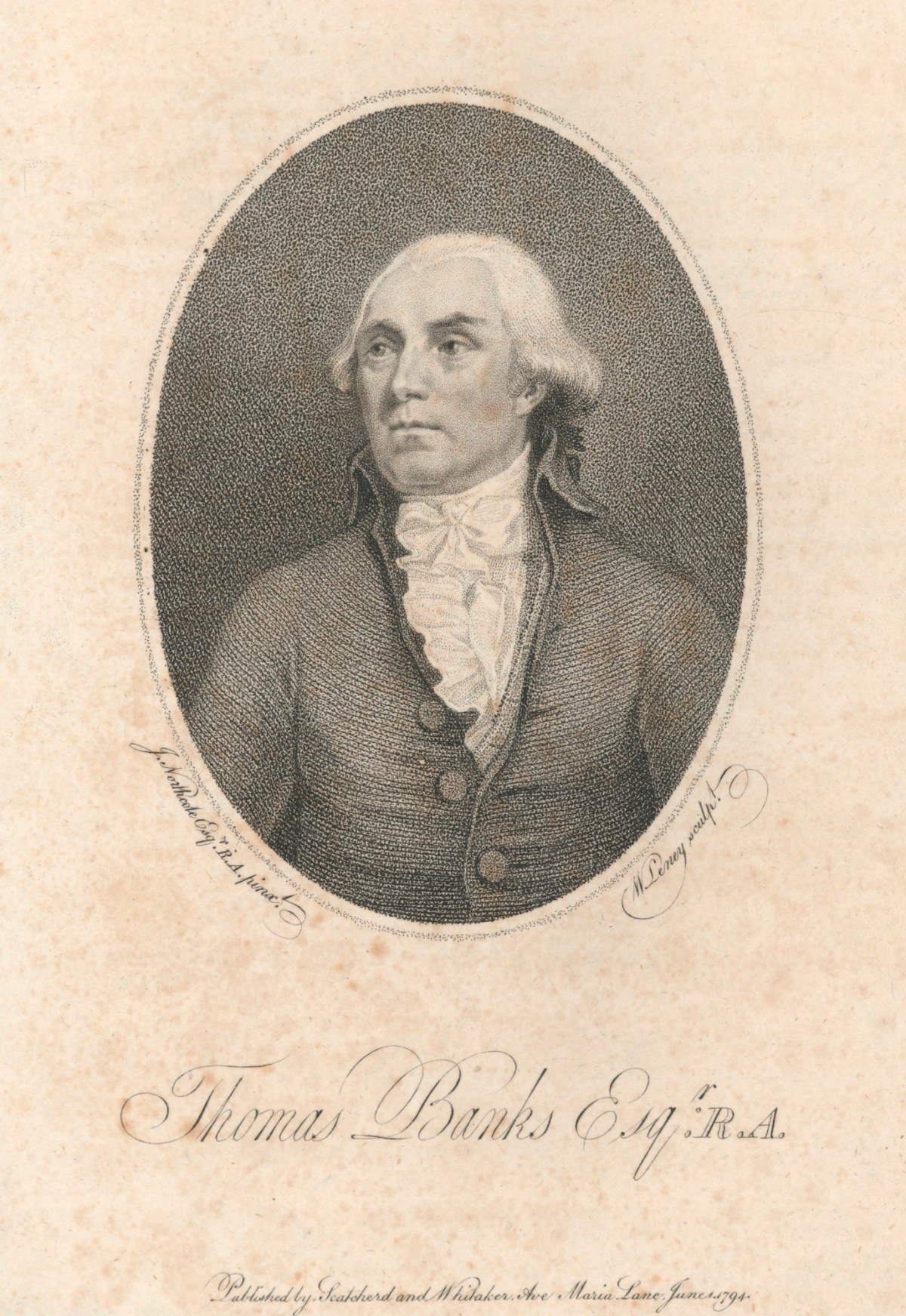 James Northcote RA, Thomas Banks Esq. R.A.