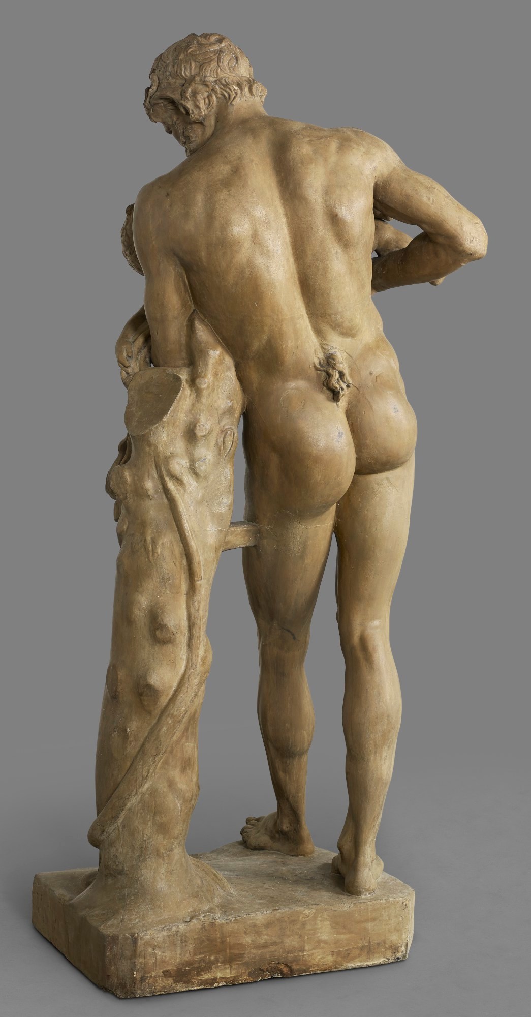 Unidentified Roman sculptor, Cast of Silenus with the Infant Bacchus