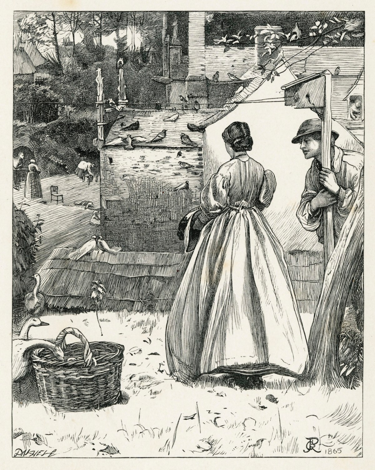 George John Pinwell, By the Dove-Cot