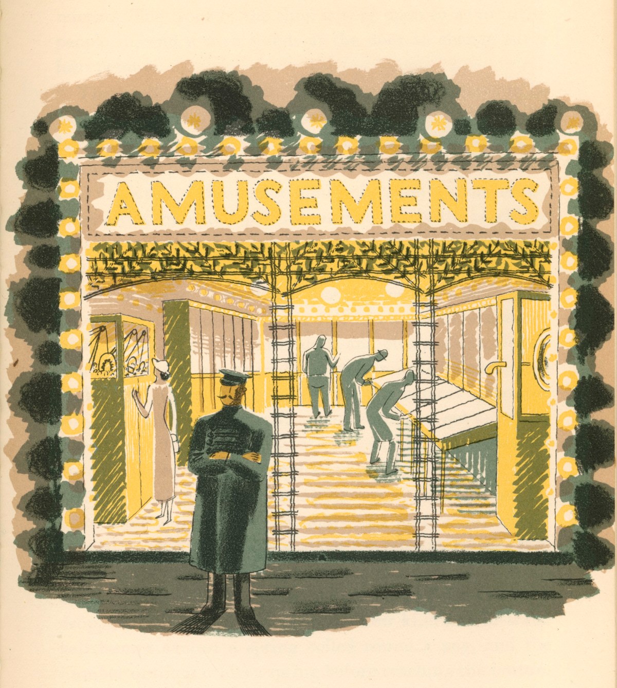 Eric Ravilious, Amusement Arcade