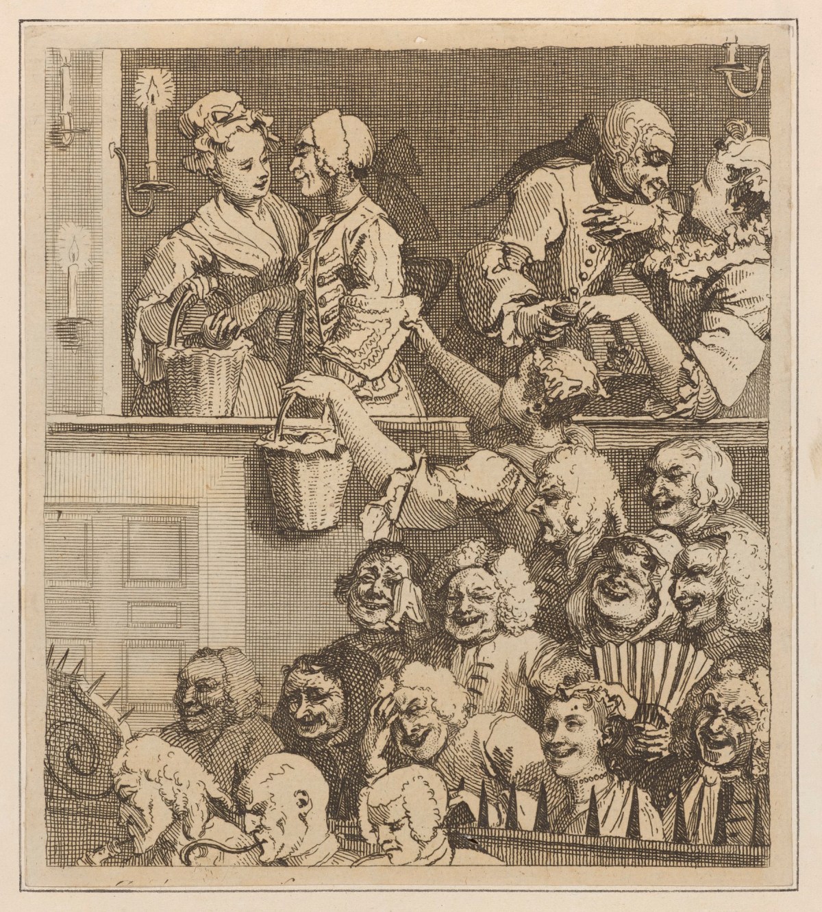 William Hogarth, The Laughing Audience