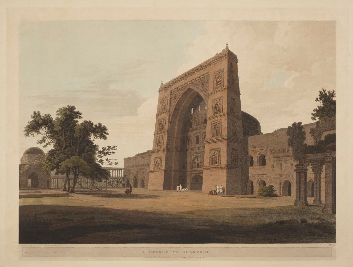 Thomas Daniell RA, A Mosque, at Juanpore