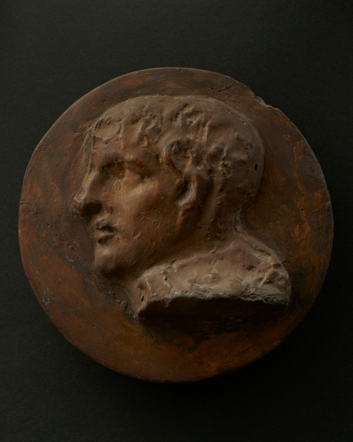 Cast of head of young, cleanshaven Roman Works of Art RA