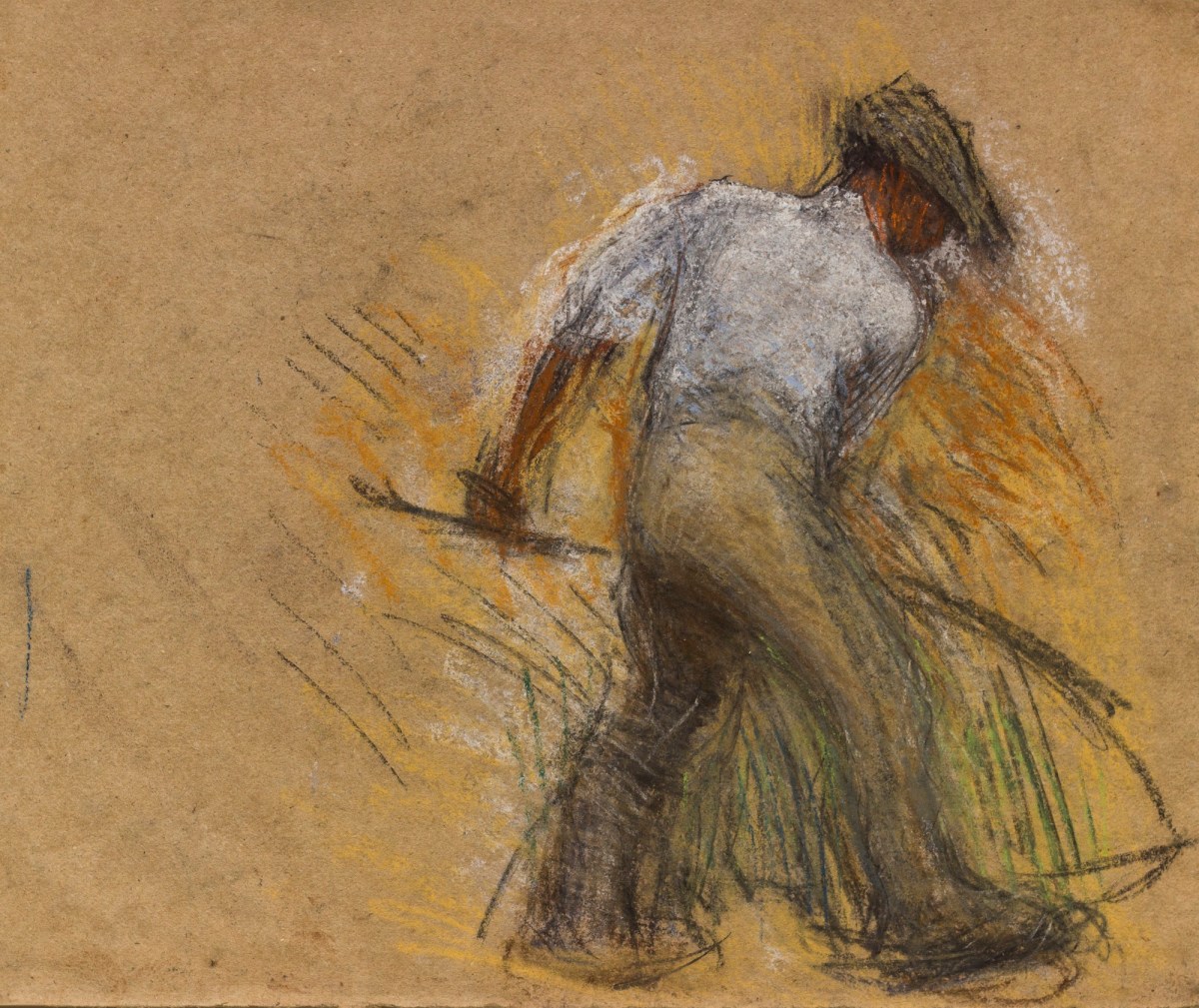 Sir George Clausen RA, Study of a mower