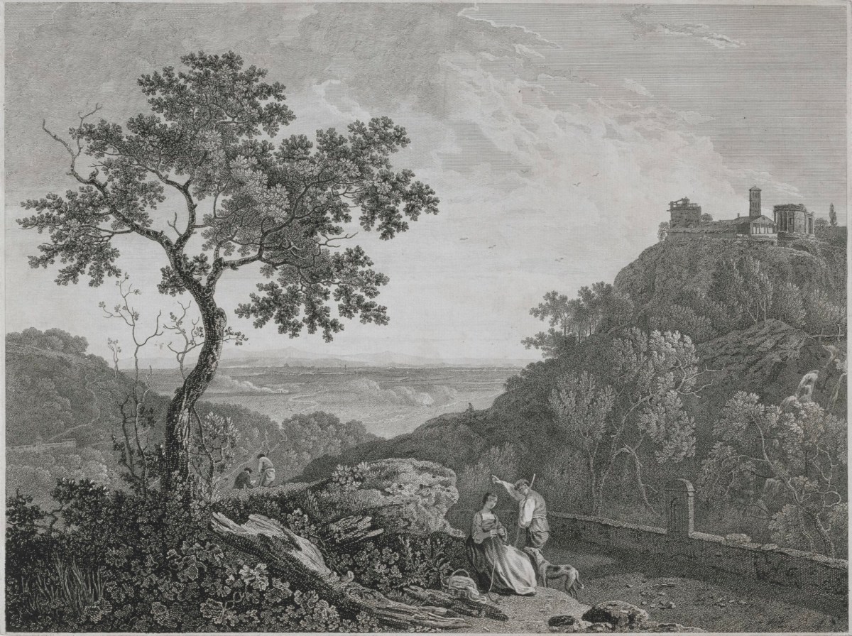 Richard Wilson RA, Tivoli: the Temple of the Sibyl and the Campagna