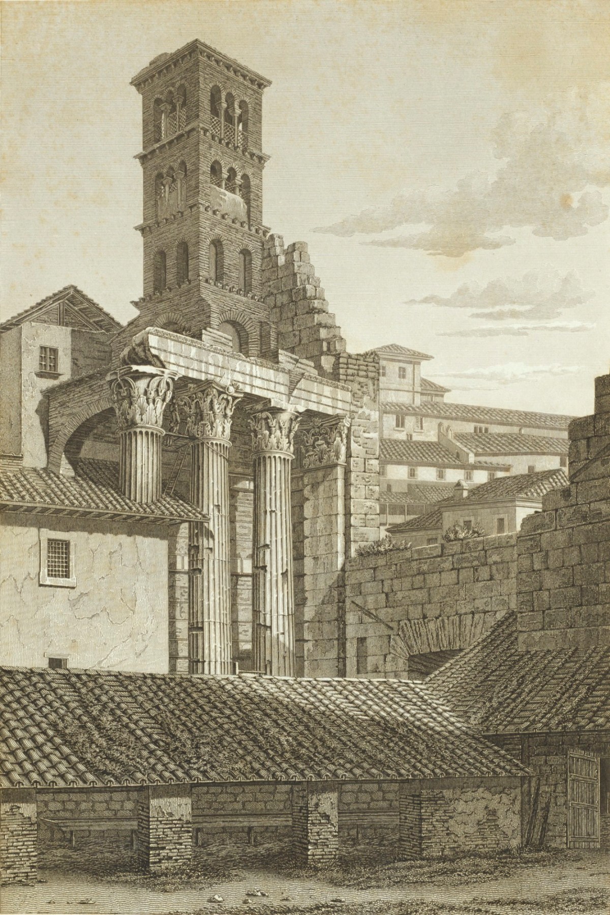 G.L. Taylor, Temple of Mars Ultor, Rome: view