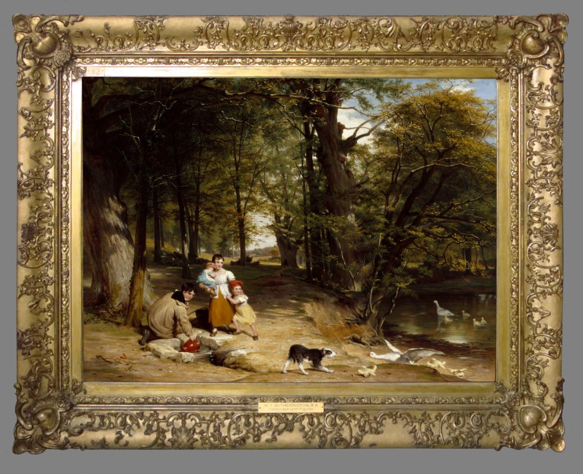 Unknown, Frame for William Frederick Witherington RA 'Landscape with Figures'