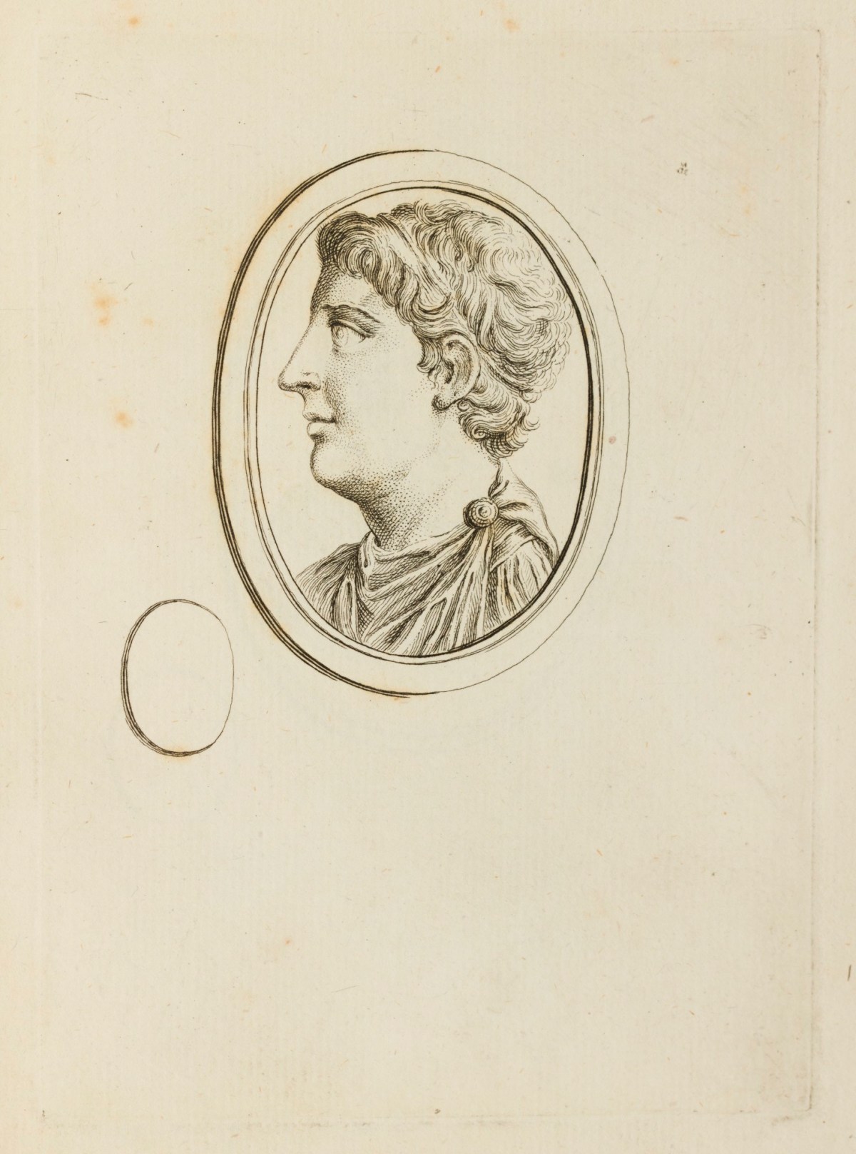 Claude Du Bosc, Head of a man in profile