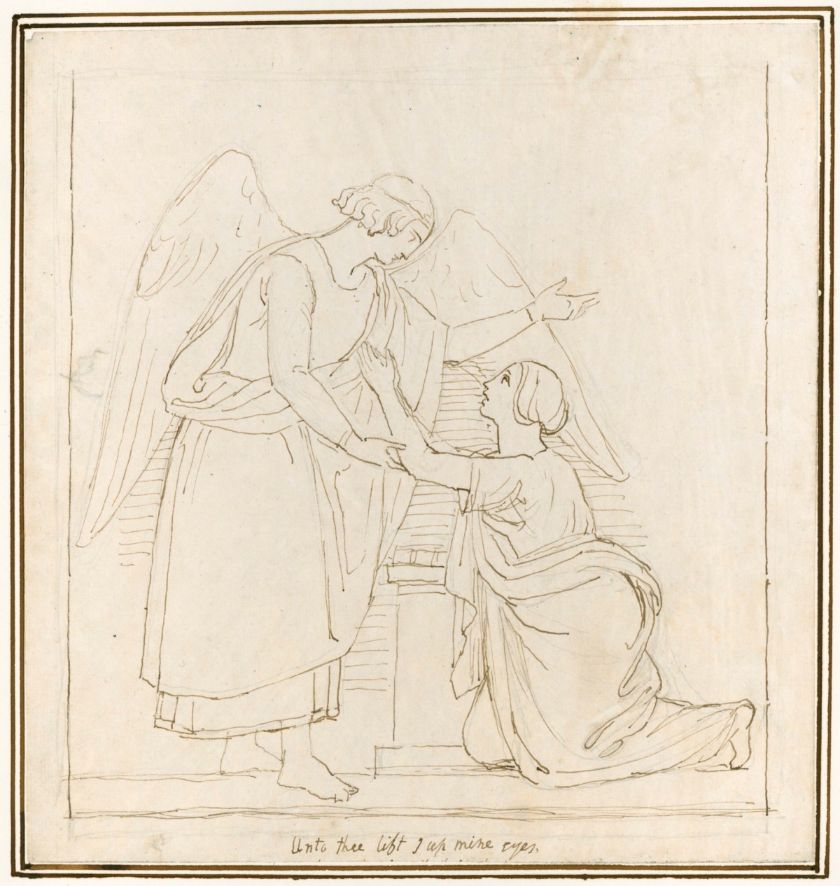 John Gibson RA, Study for the monument to Mrs Huskisson
