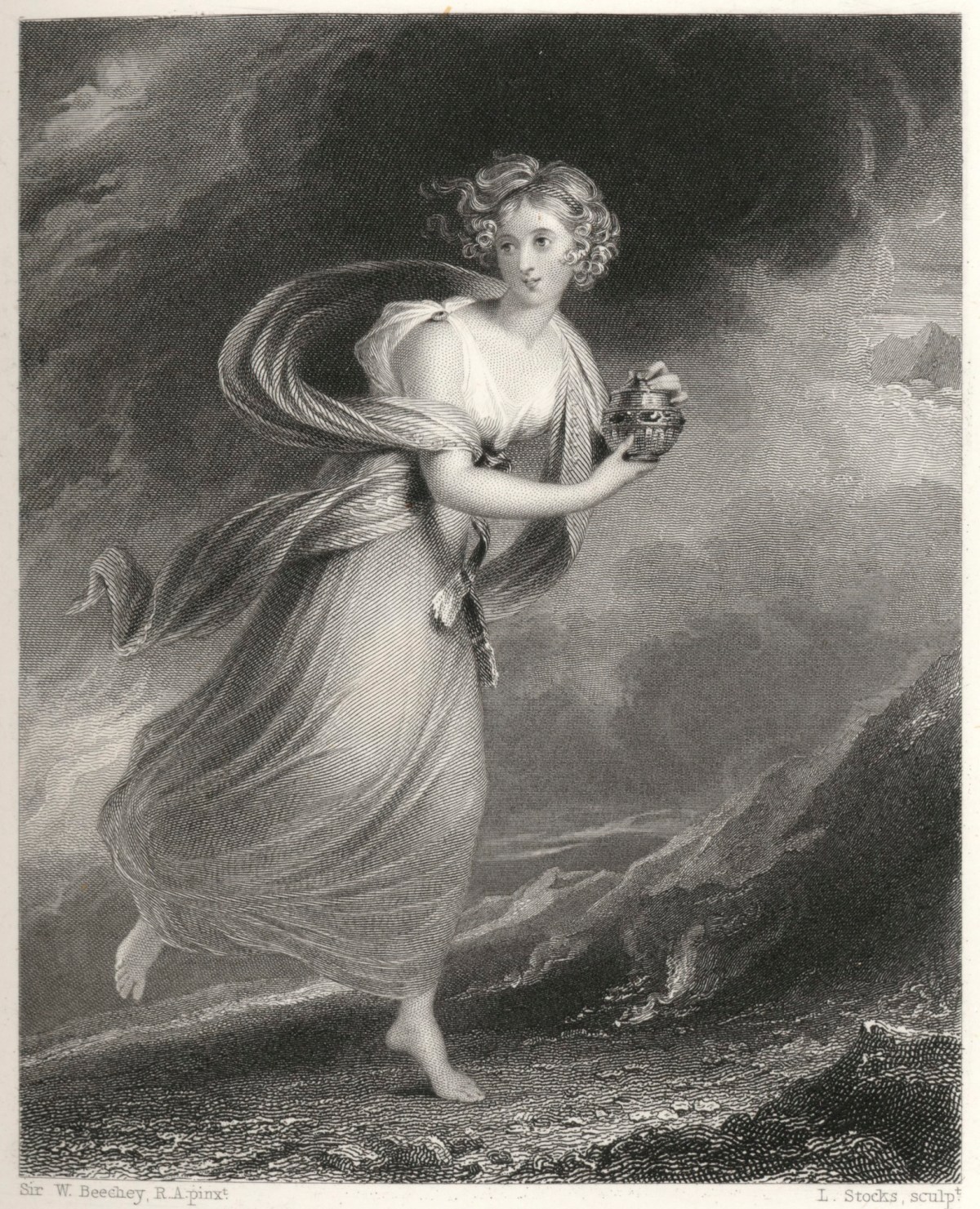 Sir William Beechey RA, Psyche returning from the Realms of Pluto