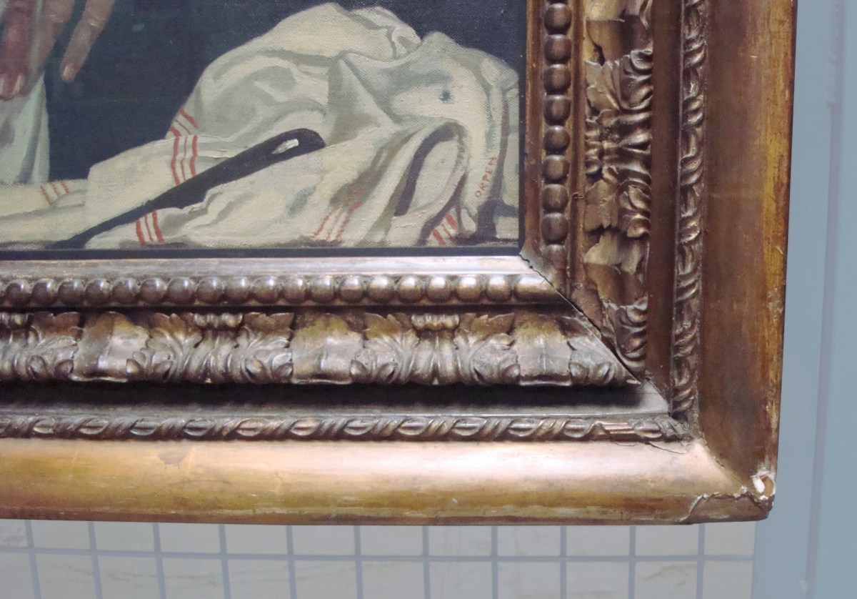Unknown, Frame for Sir William Orpen RA 'Le Chef de l'Hôtel Chatham, Paris'