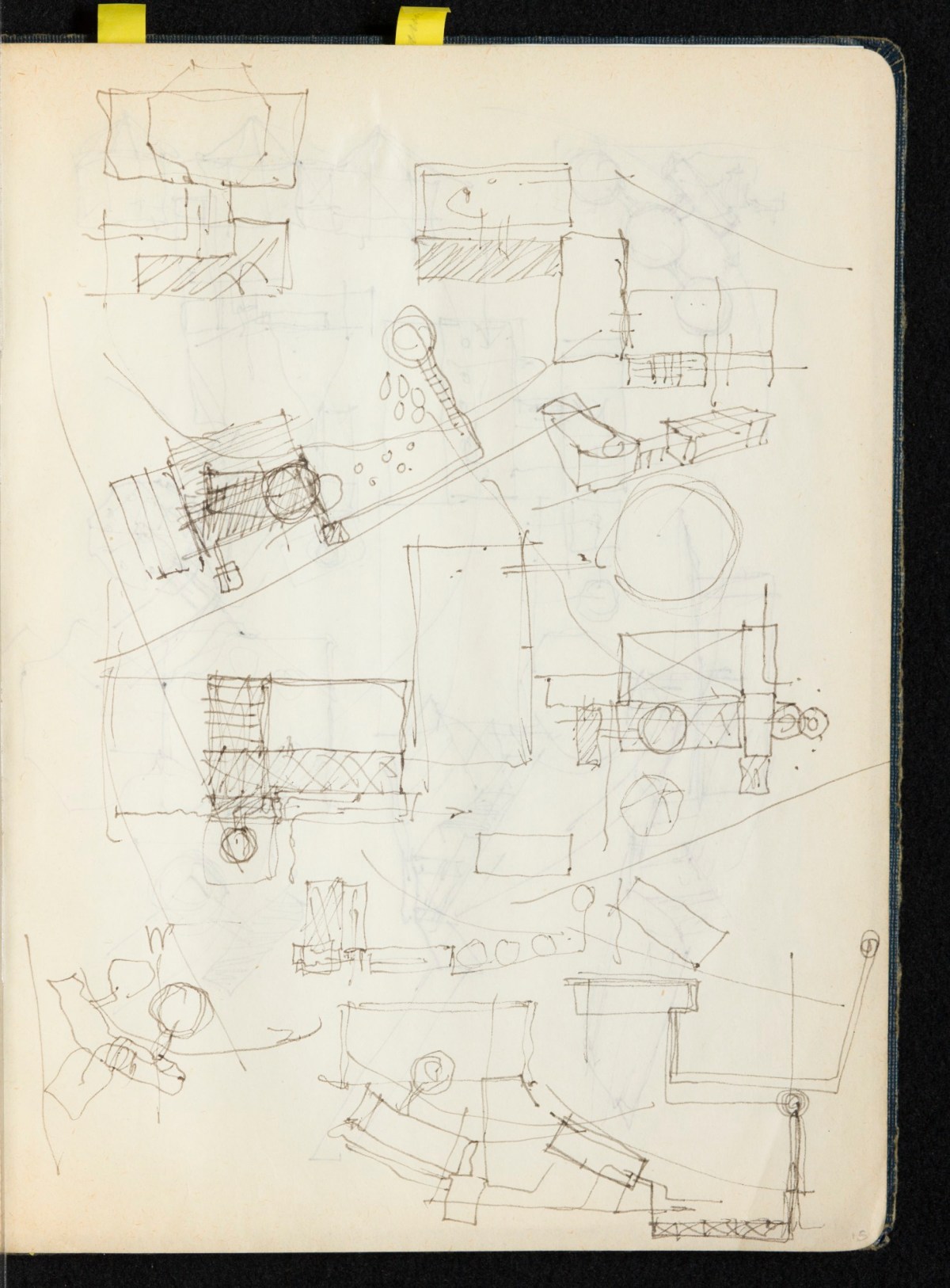 Sir Hugh Casson PRA, Britannia and Glyndebourne sketchbook