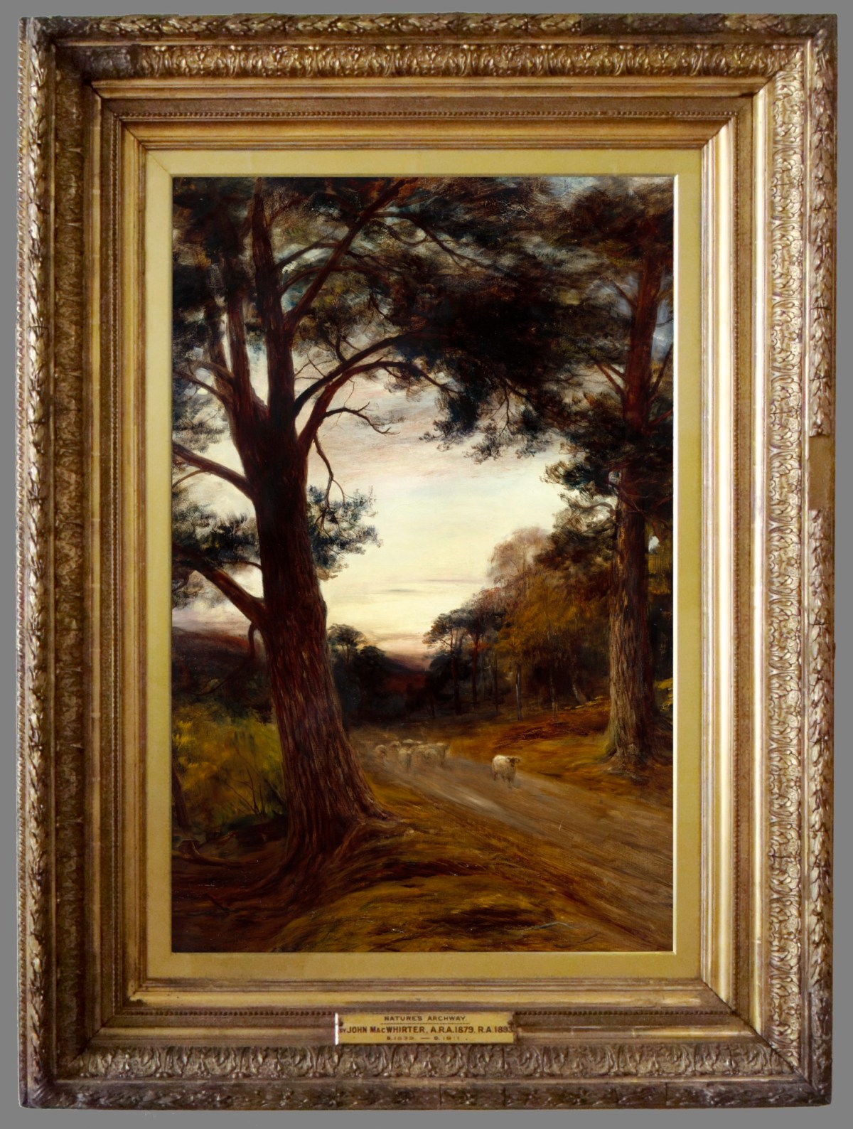 Unknown, Frame for John MacWhirter RA 'Nature's Archway'