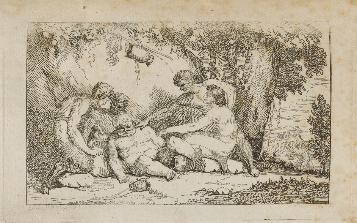 Samuel De Wilde, Drunken Silenus with bacchants and fauns
