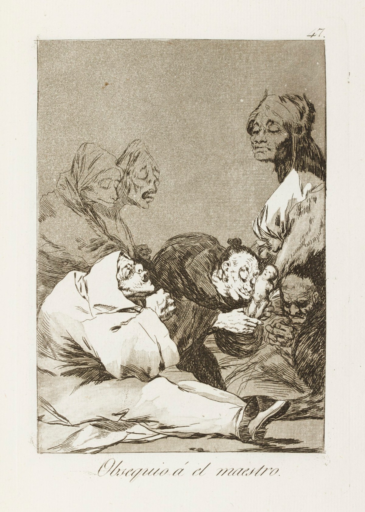 Francisco Goya, 'Obsequio á el maestro.'