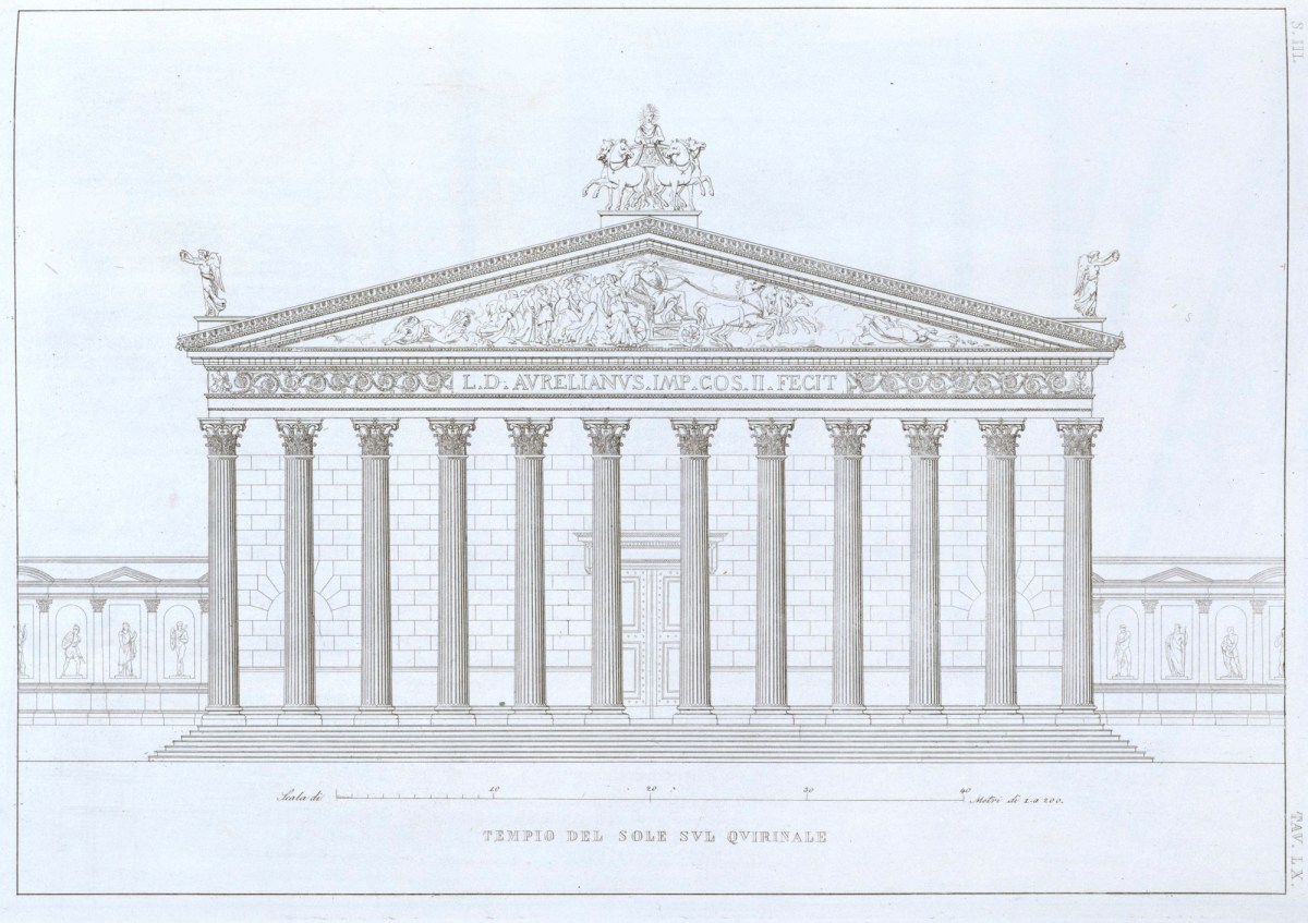 Luigi Canina, Tempio del Sole sul Quirinale