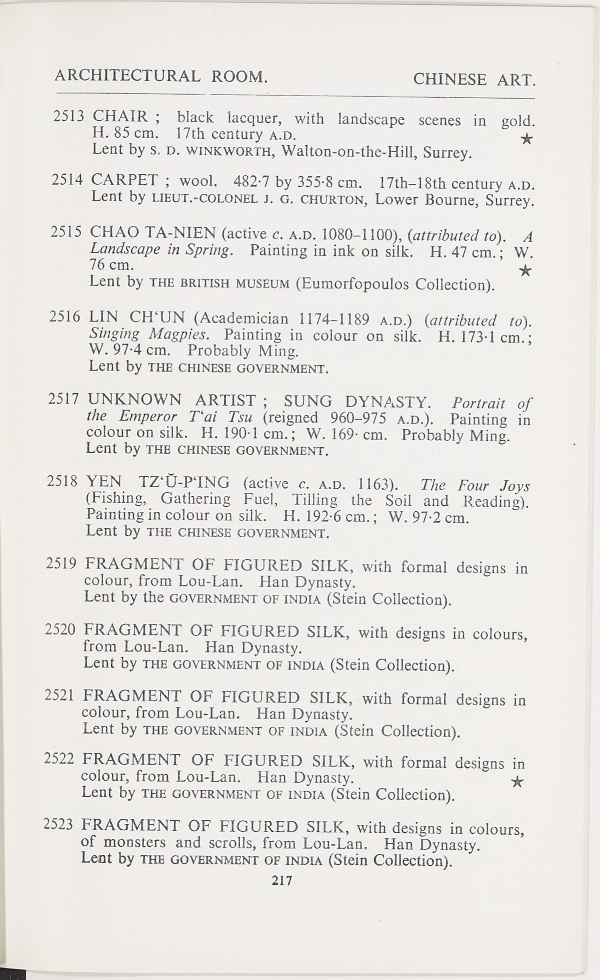 Page 245 of 1935-36 - International Exhibition of Chinese Art