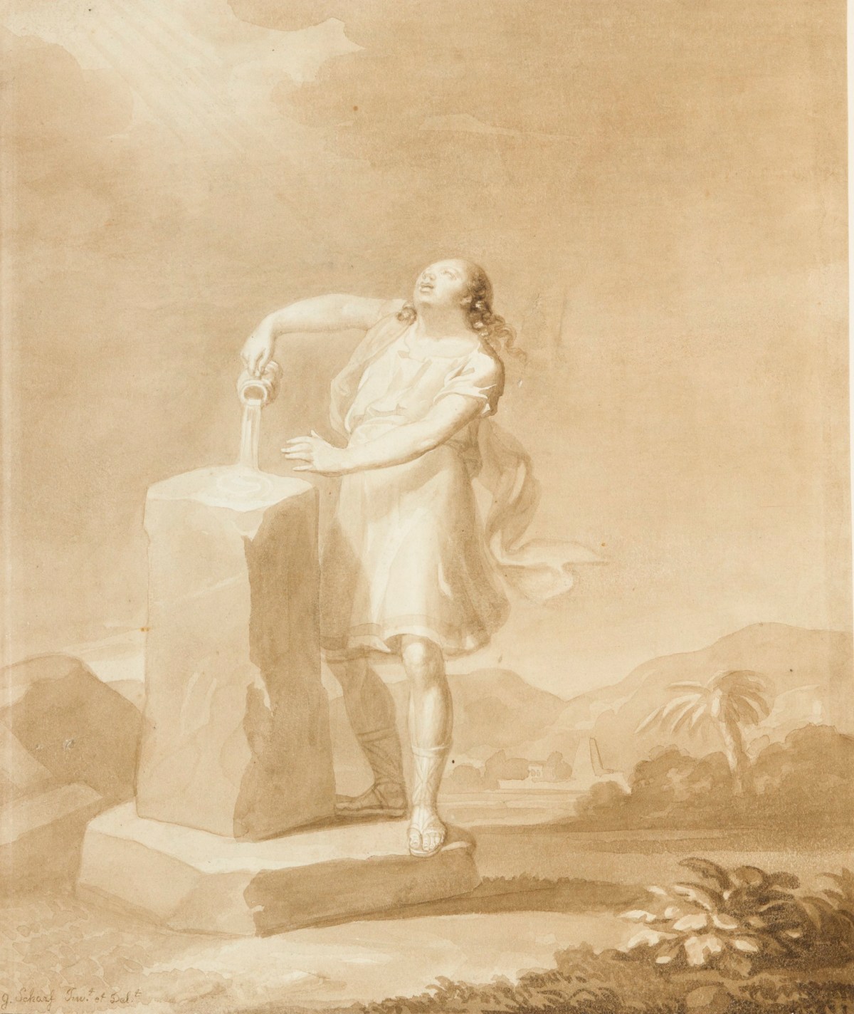 George Johann Scharf, Jacob's Vow