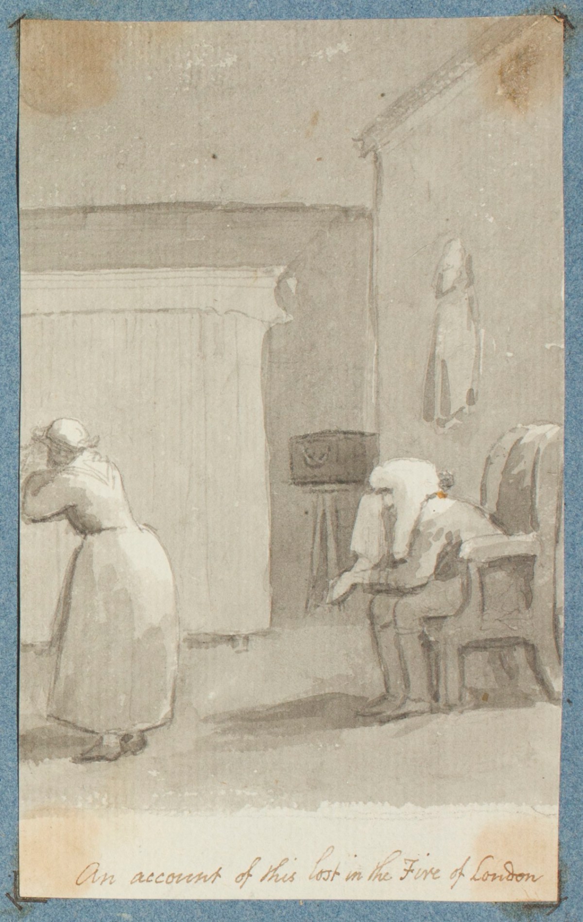 George Dance RA, An account of this lost in the Fire of London