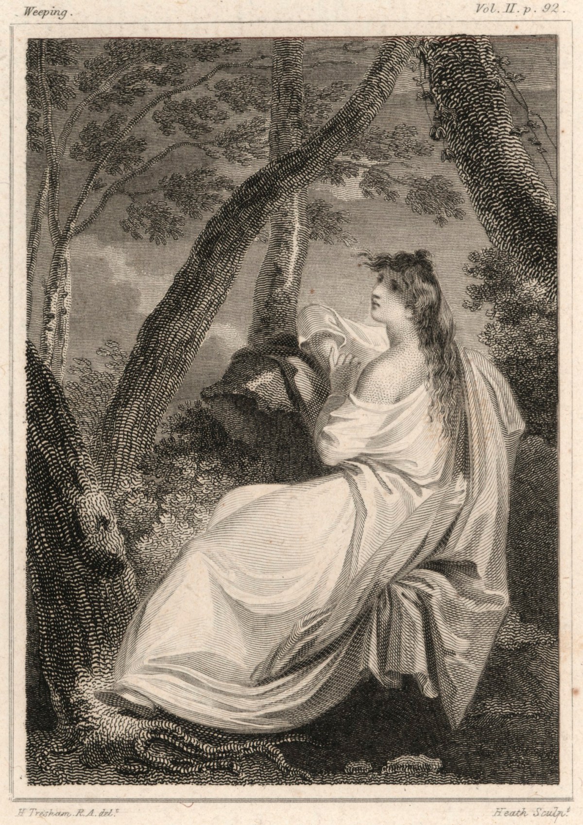 Henry Tresham RA, 'Weeping'