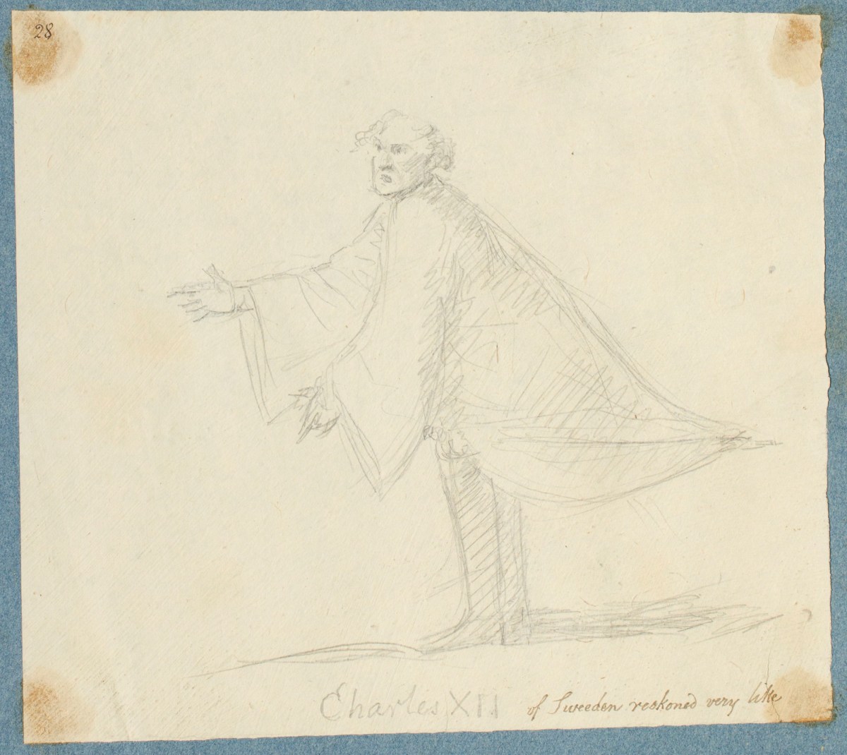 George Dance RA, Charles XII of Sweden