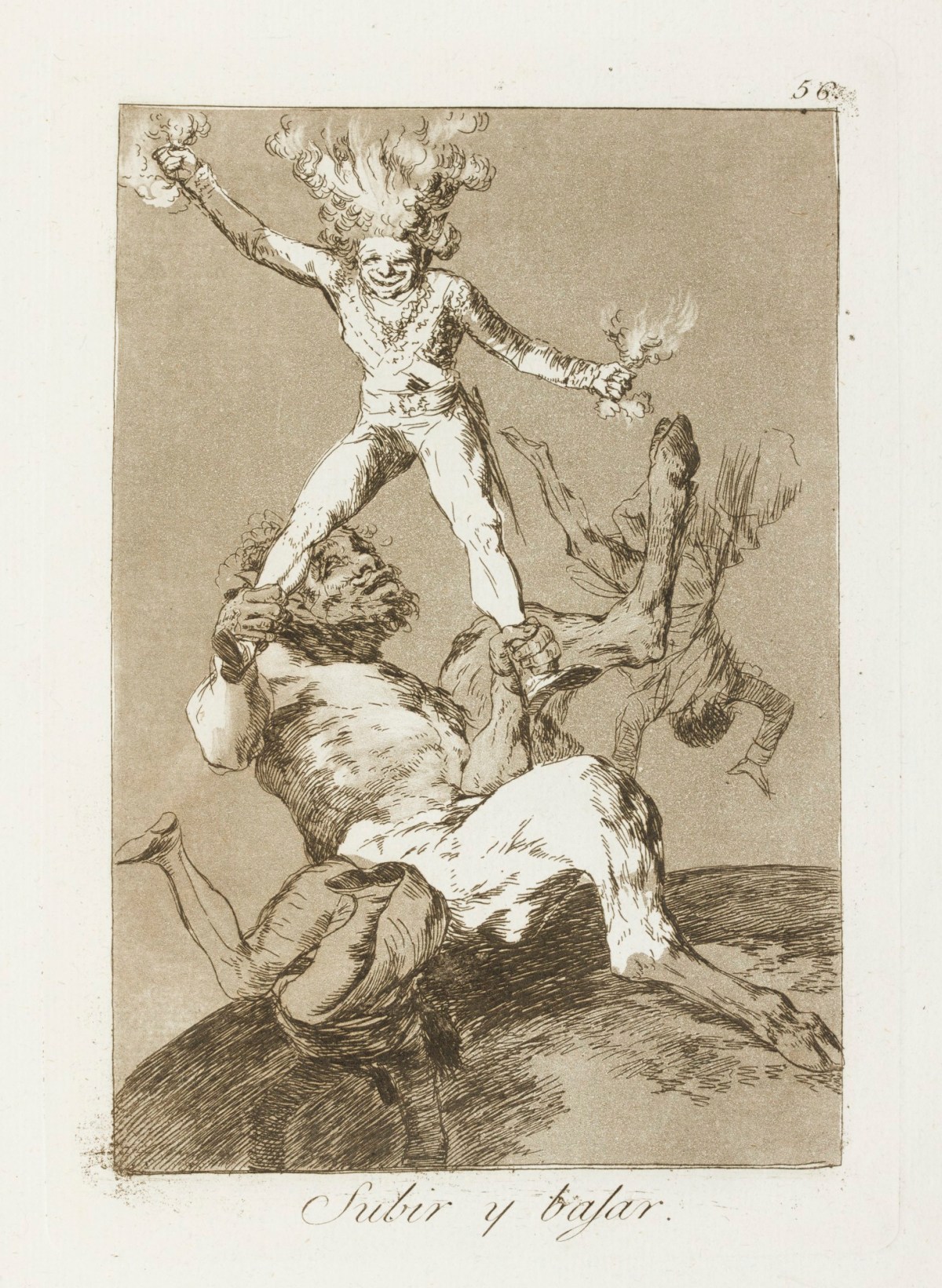 Francisco Goya, 'Subir y bajar.'